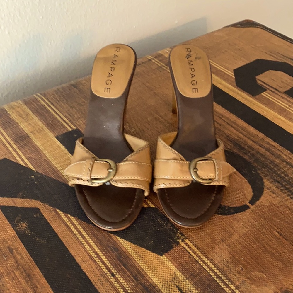 Tan Rampage heels